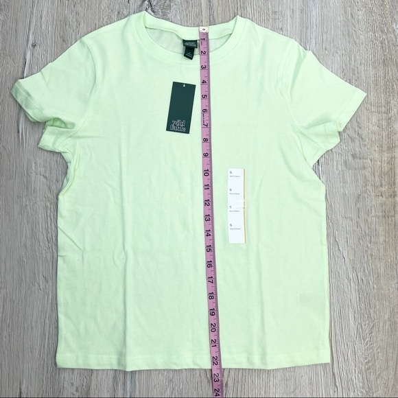 Wild Fable Green Crew Neck Basic T-Shirt Sz Small - Picture 4 of 8
